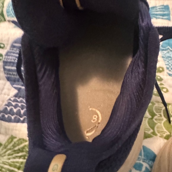 Asics Navy and Teal Athletic Shoes - Picture 4 of 10